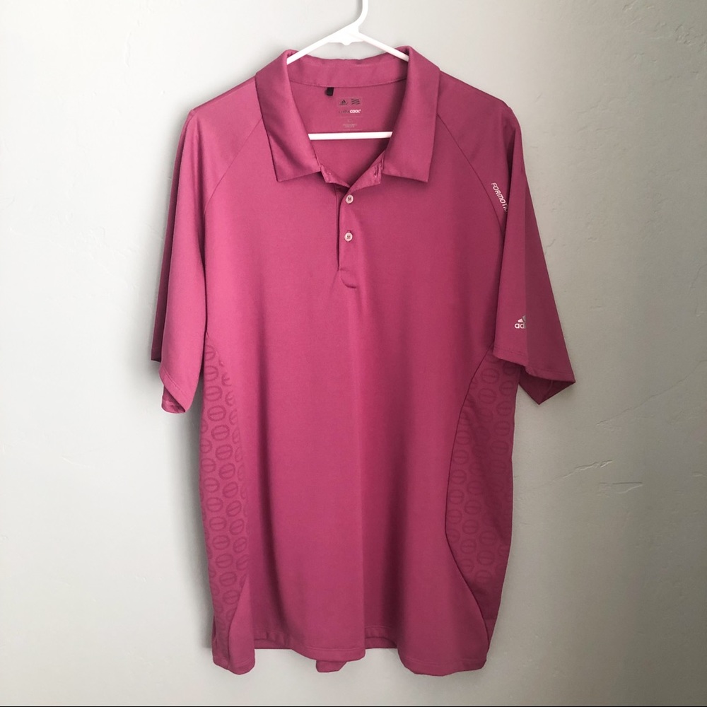 Adidas ClimaCool Golf Polo Purple 2XL